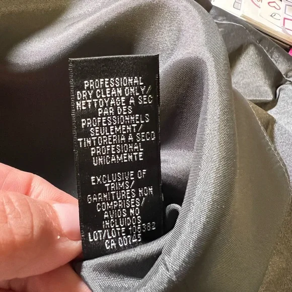 MONIQUE LHUILLIER Bridesmaids One Shoulder Pleated Slate Color A Line Dress - Picture 5 of 11